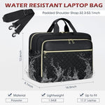 NEWHEY large shoulder messenger bag highlighting the adjustable padded strap