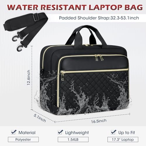 NEWHEY large shoulder messenger bag highlighting the adjustable padded strap