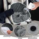 Infanzia car seat cover installed in a child stroller