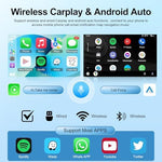 Roinvou Android infotainment system showcasing the integrated GPS navigation map screen.