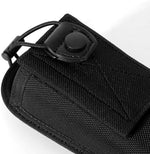 TACNEX compact walkie talkie holder with top adjustable elastic bungee cord