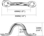 Amadget marine hardware pad eye mounting feet