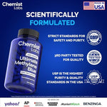 Chemist Labs Methylene Blue USP grade certification label