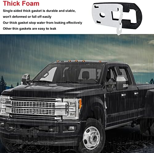 Side profile of the HERCOO high density shockproof cab roof running light seal