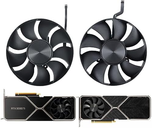 Side profile of the 15 millimeter thick video card replacement fan detailing the mounting screw holes