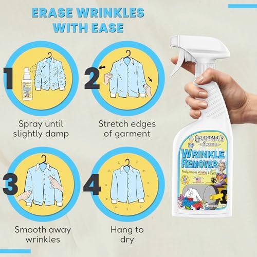 Grandma's Secret wrinkle remover laundry combo set packaging details