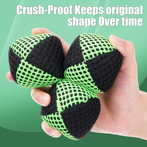 Close up of hand sewn ripstop stitching on Soulchen juggling bean bags