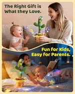 Sanjoin interactive plush toy for toddlers showcasing musical feature