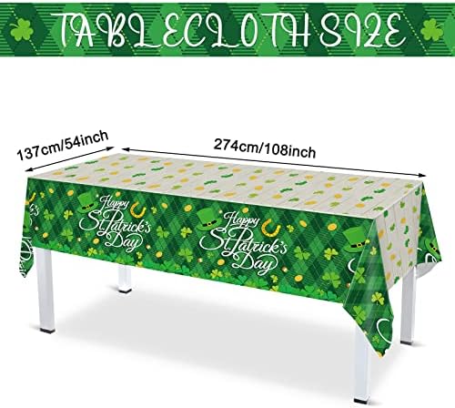 View of the Happy St. Patrick's Day banner included in the decoration kit