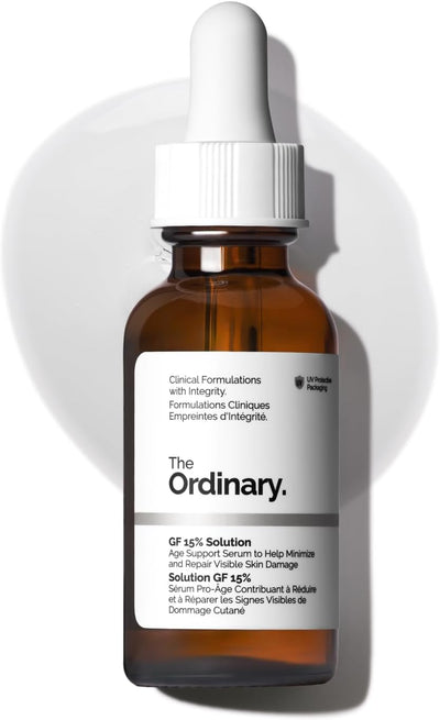 The Ordinary GF 15% Solution, Anti-Aging Formula for Visible Skin & Wrinkle Repair, 1 Fl Oz - Image 1