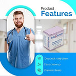Latex-free cohesive skin barrier rings for colostomy and ileostomy supplies