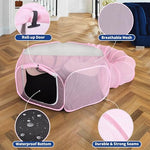 Foldable Cat Tunnel Playpen - Detachable Indoor/Outdoor Pet Enclosure with Storage Bag | Portable Cat Tent & Play Tunnel - Image 3