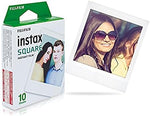 Ten pack bundle box of authentic imported square instant camera film sheets