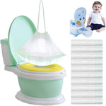 Anyumocz disposable potty chair liners 100 pack front view packaging