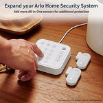 Arlo 8-in-1 multi-function security sensor mounted on an indoor door frame