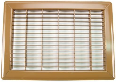 Imperial manufacturing floor grille front view brown steel