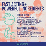 Welmate butenafine hydrochloride 1% cream application for fungal skin infections