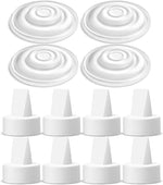 Maymom duckbill valve and silicone membrane replacement set front view for Spectra breast pumps