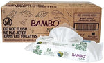 Close up of Bambo Nature eco-friendly plant-based baby wipes