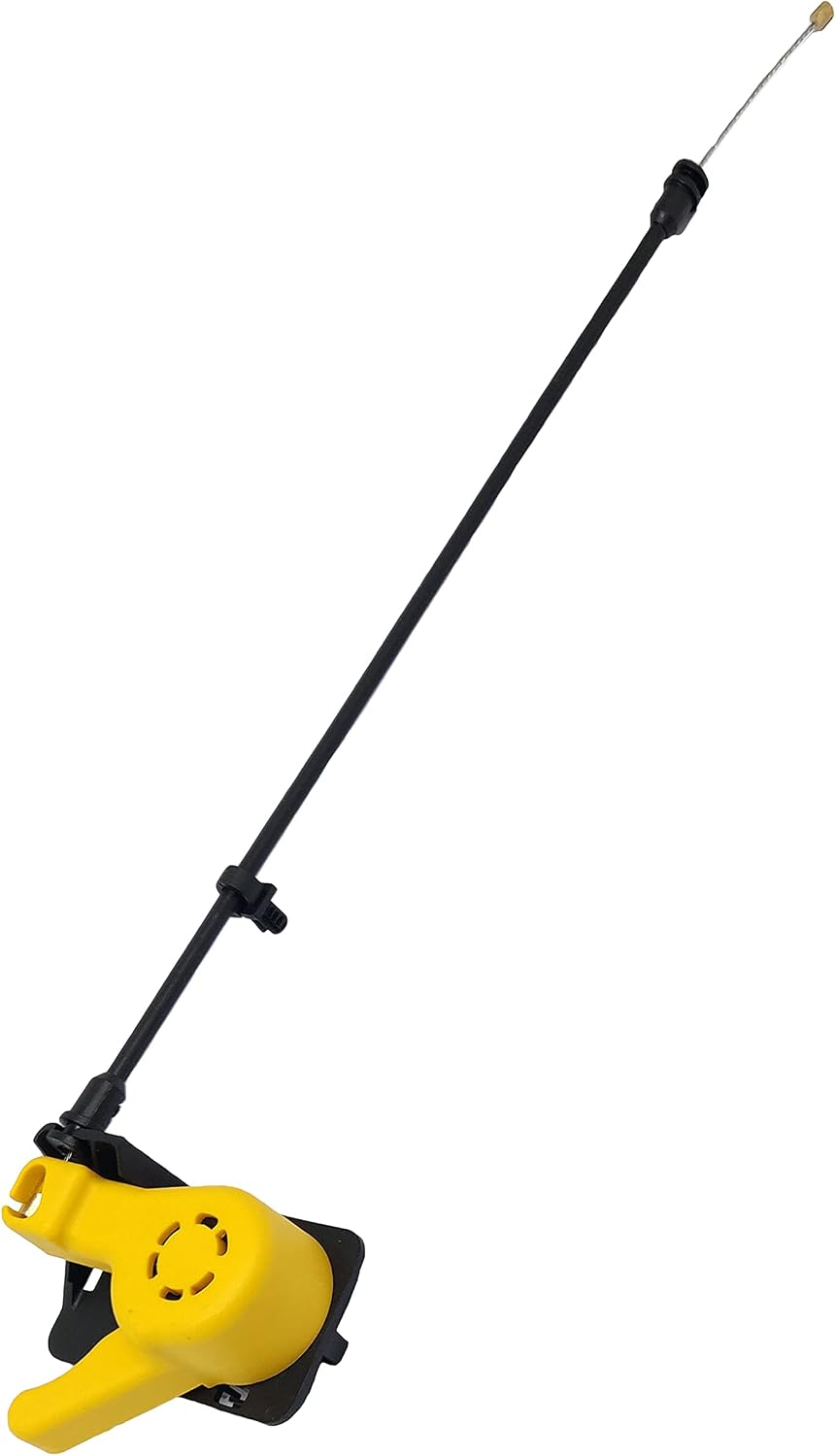 Novaparts hood release cable front view showing handle and wire assembly