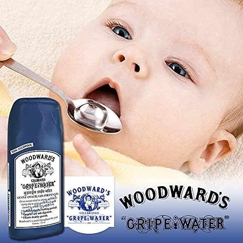 Three bottles of Woodward's Gripe Water infant supplement
