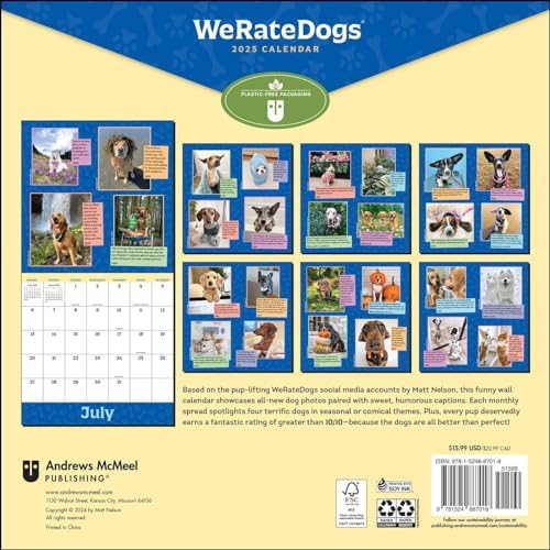 WeRateDogs 2025 Wall Calendar - Image 3