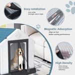 Chagol ventilated pet mosquito screen door on indoor wire crate