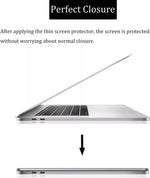 Side angle view of matte finish reducing glare on convertible laptop