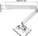 PATIKIL 8 pack pole push button spring clips angle view