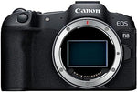 Premium USA imported Canon EOS R8 mirrorless camera kit displayed with all included authentic accessories
