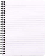 Rhodia A5 plus ruled notebook open to reveal smooth Clairefontaine paper pages