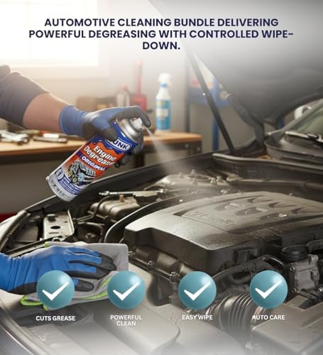 Gunk automotive degreaser multi item gift set showing the spray nozzle and packaging details