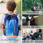 Thopeb personal safety alarm hanging from a backpack