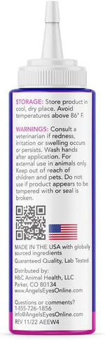 Premium authentic Angels' Eyes product for sensitive dog and cat eyes