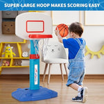 Durable ABS plastic base of Gmaophy kids basketball hoop