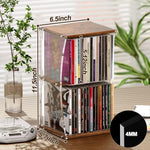 Assembled Alyoen premium media organizer supporting a small player on top