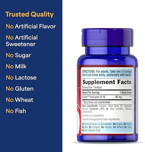 Authentic USA imported Puritan's Pride CoQ10 antioxidant bottle