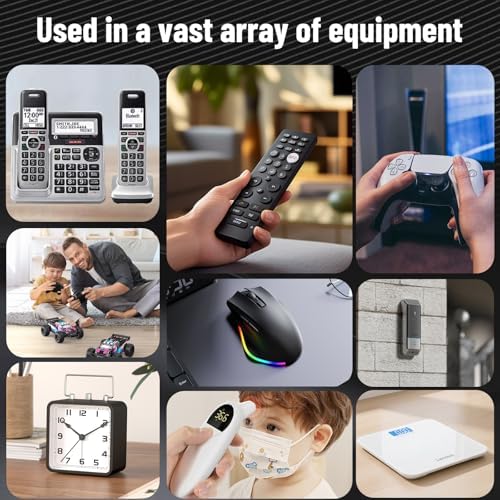Zephnixa AAA batteries showing application compatibility for remote controls and wireless mice.