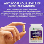 High strength antioxidant carotenoid supplement for eye health