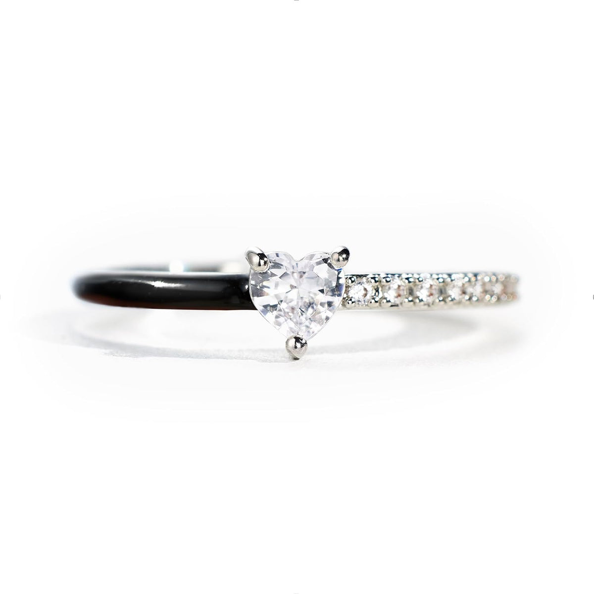 STORYJEWELLERY Purity Ring, Promise Rings for Her, Heart Rings for Women, Dainty 925 Sterling Silver Rings for Women, Inspirational Gifts for Women - Image 9