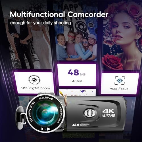 Hojocojo vlogging camera accessories including dual batteries