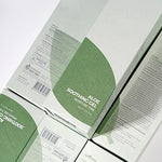 Isntree aloe vera gel packaging box highlighting clean ingredients profile.