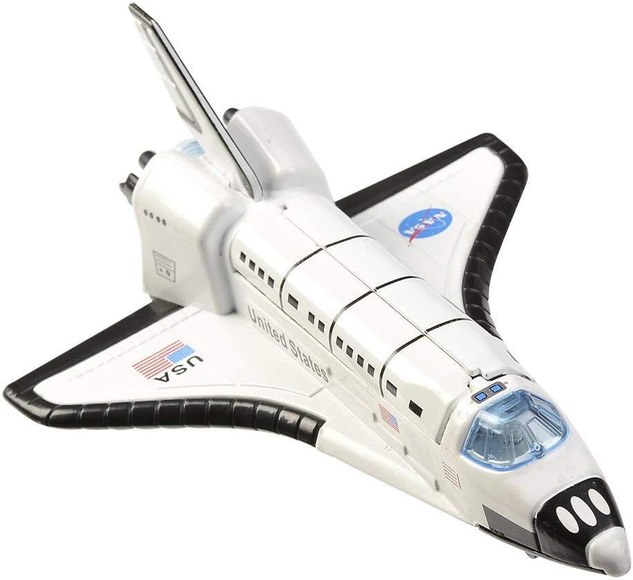 Playmaker Toys NASA space shuttle front view collectible model