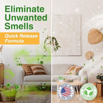 Biocide Systems odor eliminator packaging for home and office use