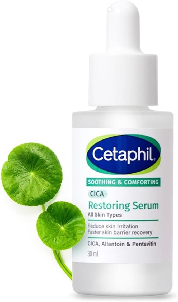 Cetaphil sensitive skin serum dropper applicator closeup view