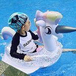 Cicitoywo unicorn glitter float showing sequin design