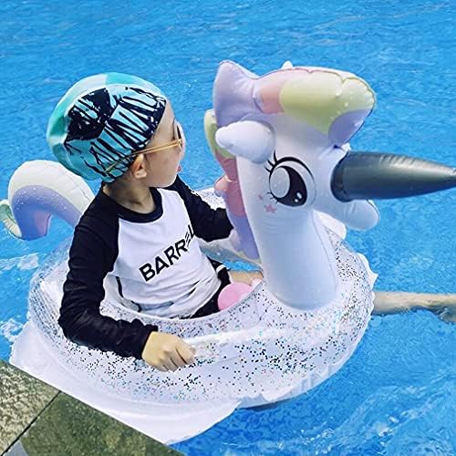 Cicitoywo unicorn glitter float showing sequin design