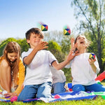 GJD juggling ball kit showing size and scale