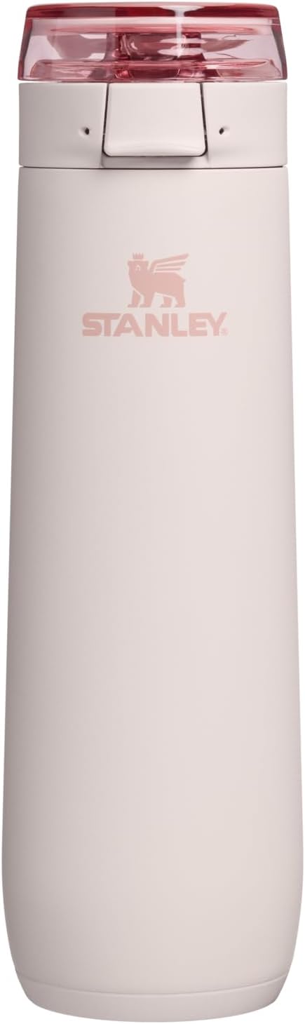 STANLEY Flowstate Spring Bottle | Leakproof Water Bottle with Carry Strap & Flip-Top Locking Lid | Insulated Stainless Steel | Fits Most Cup Holders | BPA-Free | 20 oz | Coastal Teal - Image 11
