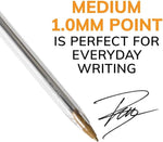 Bic MSP10-BLK Xtra Smooth Black Ballpoint Pens, Medium Point 10-Count - Image 4